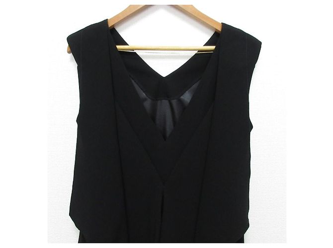 Autre Marque JUSGLITTY Double Cross Kleid Schwarz - Ansicht 3