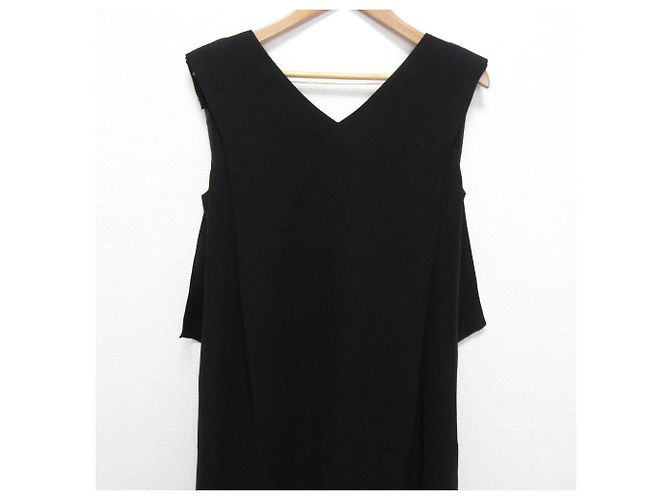 Autre Marque JUSGLITTY Double Cross Kleid Schwarz - Ansicht 4