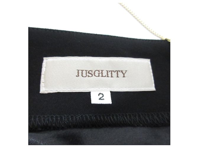 Autre Marque JUSGLITTY Double Cross Kleid Schwarz - Ansicht 9