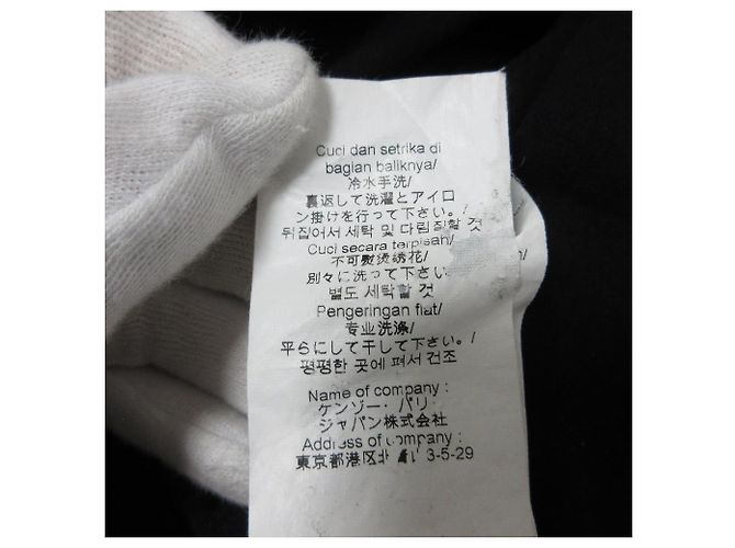 Vestido camiseta Kenzo Negro - vista 8