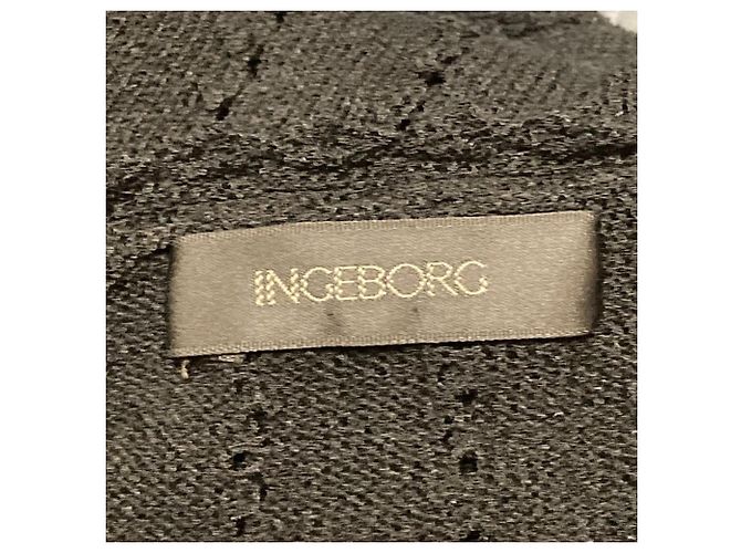 Autre Marque Top de punto con cintas INGEBORG Negro - vista 4