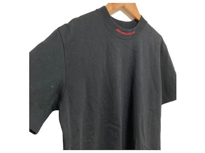 Autre Marque Camiseta de algodón jacquard con LOGO John Lawrence Sullivan Negro - vista 2