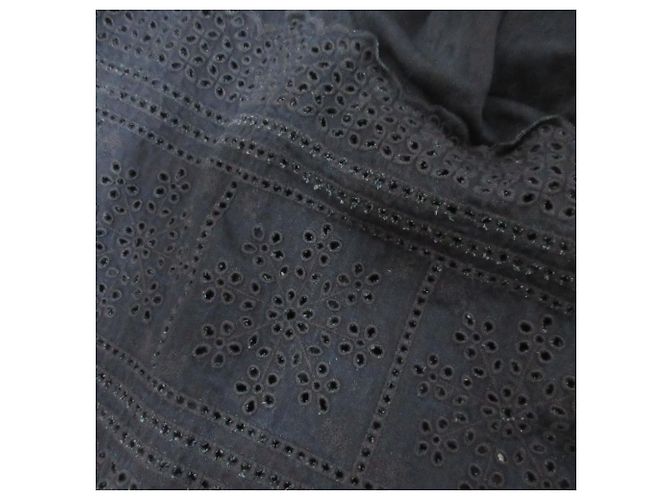 Autre Marque Camicetta 45R Indigo Aw Satin Cutwork Blu - vista 15