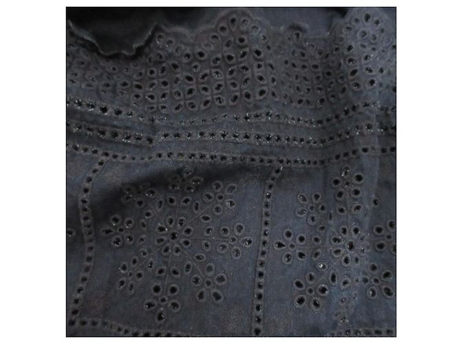 Autre Marque Camicetta 45R Indigo Aw Satin Cutwork Blu - vista 16