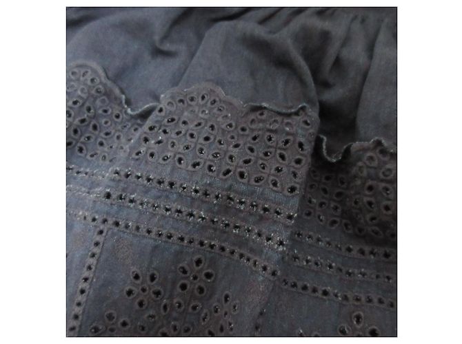 Autre Marque Camicetta 45R Indigo Aw Satin Cutwork Blu - vista 17