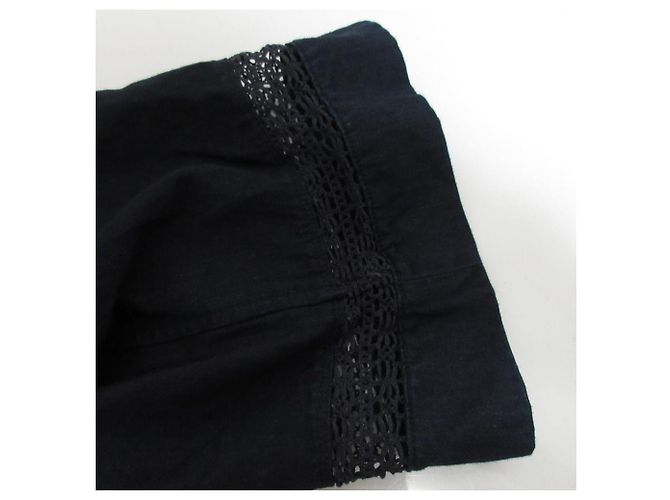 Autre Marque Camicetta 45R Indigo Aw Satin Cutwork Blu - vista 6