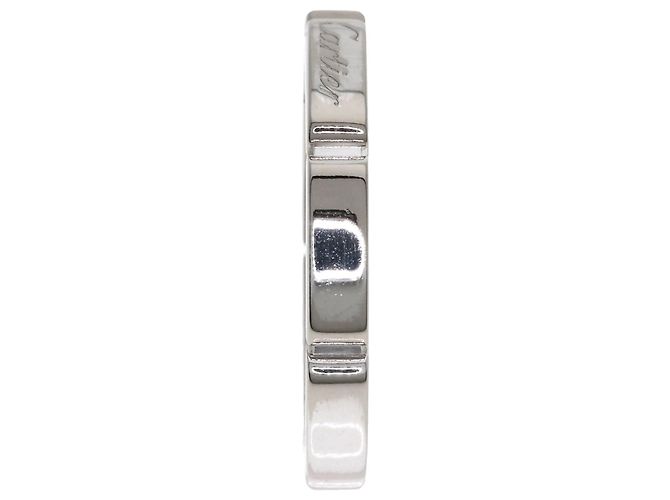 Anillo Maillon Panthère #50 de Cartier en oro blanco de 18K - vista 3