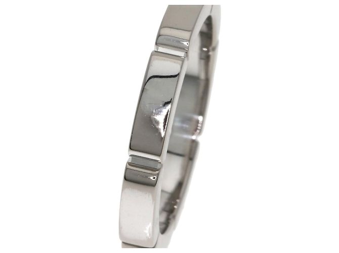 Anillo Maillon Panthère #50 de Cartier en oro blanco de 18K - vista 9