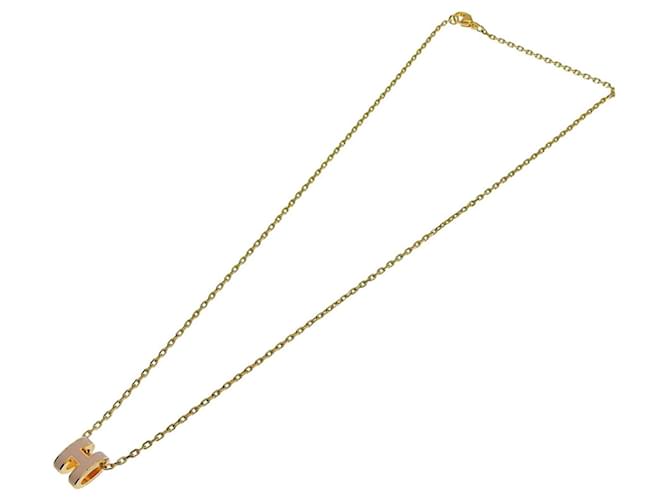 Hermès Collana Hermes Mini Pop H Rose Dragee Rosa - vista 2