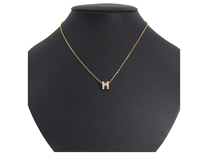 Hermès Collana Hermes Mini Pop H Rose Dragee Rosa - vista 6