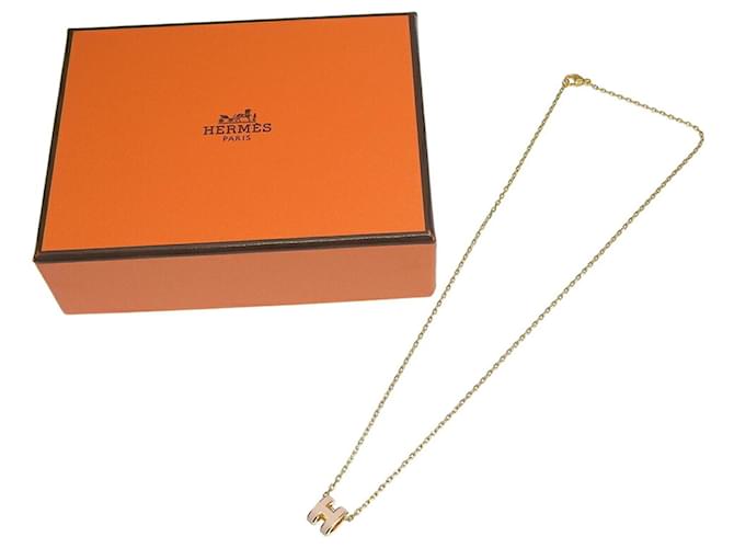 Hermès Collana Hermes Mini Pop H Rose Dragee Rosa - vista 7