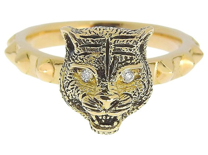 Gucci Le Marché des Merveilles Cat Ring Golden - Ansicht 4