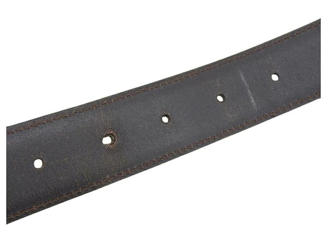Cartier Connect Cross Unisex Ledergürtel Braun Schwarz Silber - Ansicht 7