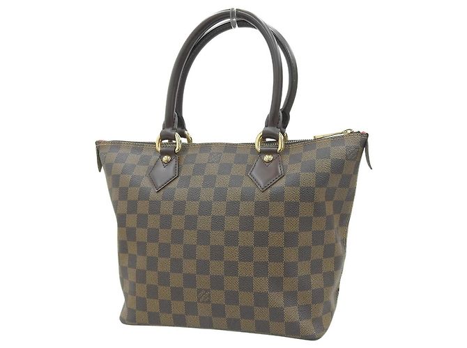 Borsa Tote Louis Vuitton Damier Saleya PM Marrone Damier ebene - vista 2