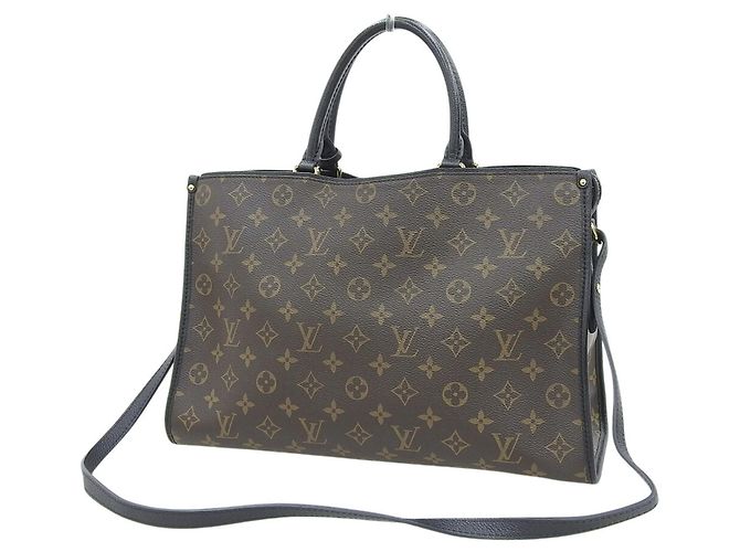 Borsa Tote Louis Vuitton Monogram Popincourt MM Nero - vista 2