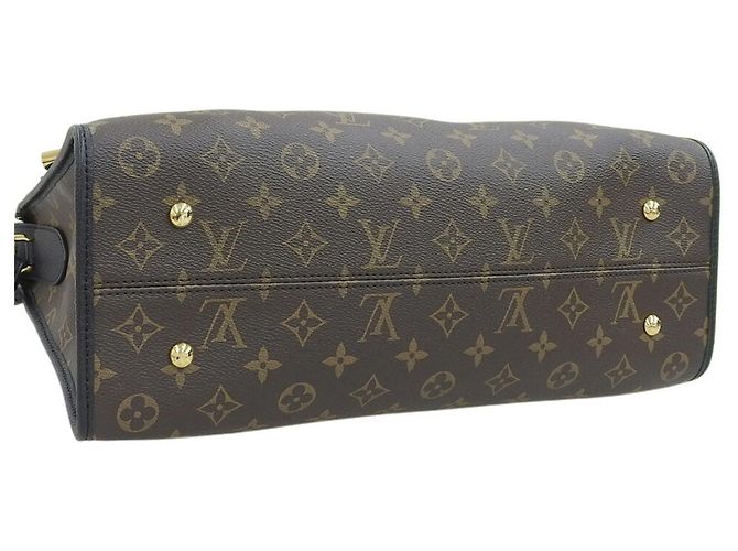 Borsa Tote Louis Vuitton Monogram Popincourt MM Nero - vista 4