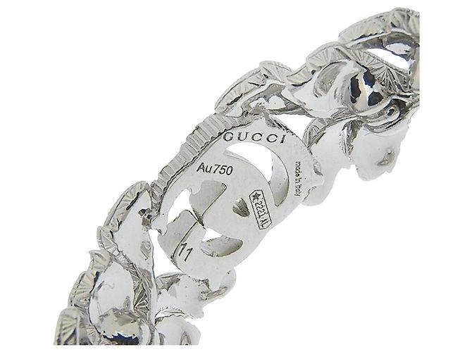 Gucci Flora Ring aus Weißgold Golden - Ansicht 2