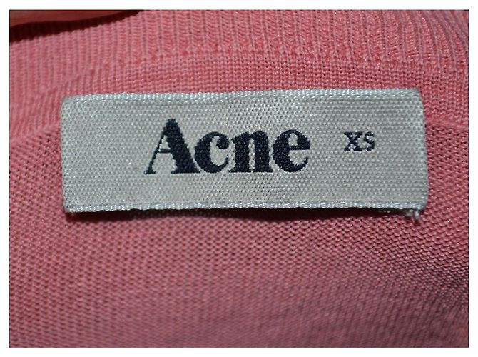Suéter de seda Acne Studios coral Rosa - vista 2