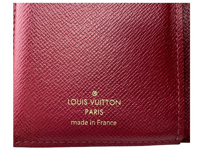 Portafoglio bi-fold Monogram Louis Vuitton Marrone Rosso - vista 10