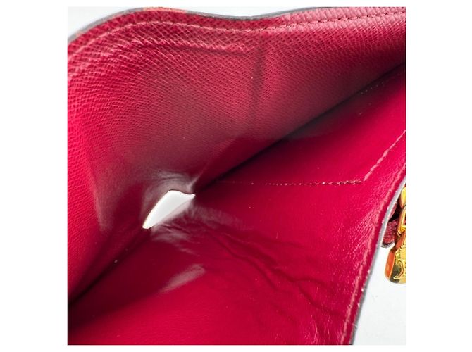 Portafoglio bi-fold Monogram Louis Vuitton Marrone Rosso - vista 11