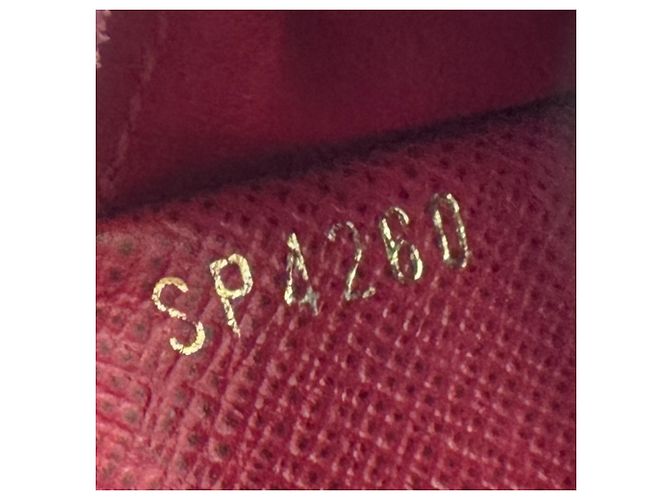 Portafoglio bi-fold Monogram Louis Vuitton Marrone Rosso - vista 12