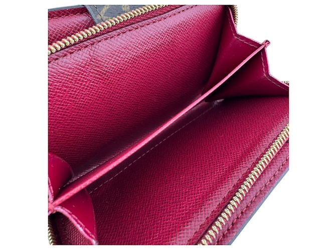 Portafoglio bi-fold Monogram Louis Vuitton Marrone Rosso - vista 13