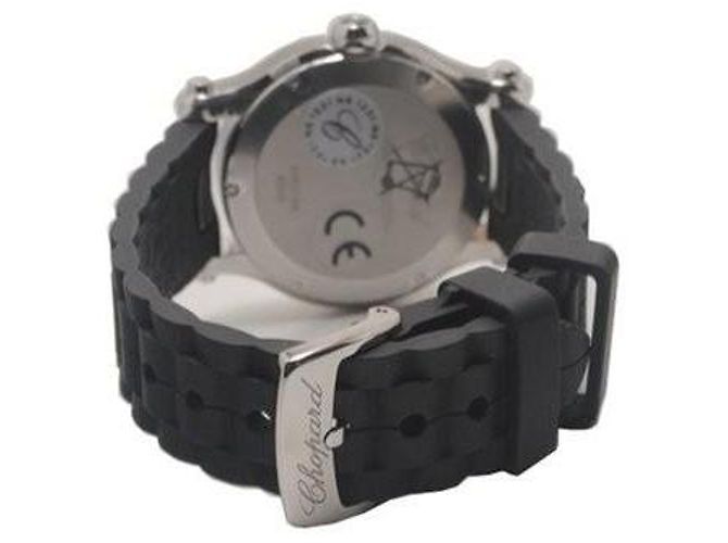 Chopard Happy Sport Diamant-Uhr Schwarz Weiß - Ansicht 5