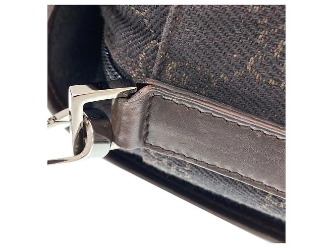 Borsa a tracolla Gucci 28562 GG Marrone scuro - vista 12