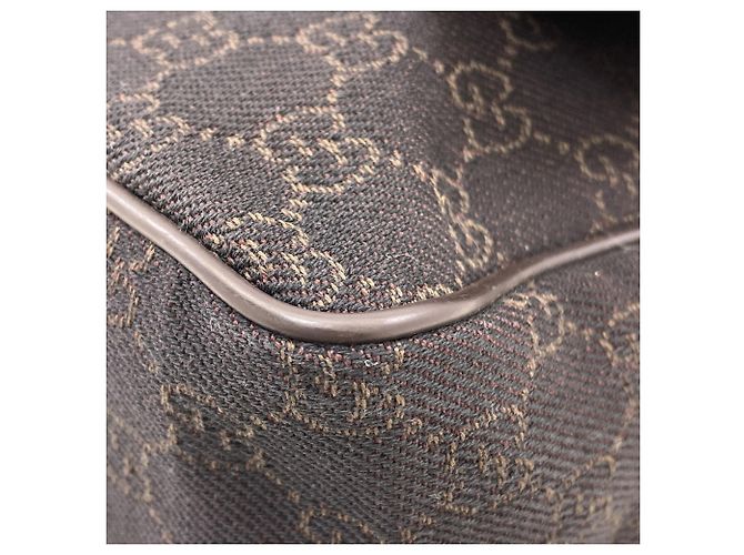 Borsa a tracolla Gucci 28562 GG Marrone scuro - vista 16