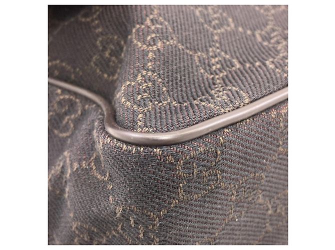 Borsa a tracolla Gucci 28562 GG Marrone scuro - vista 17