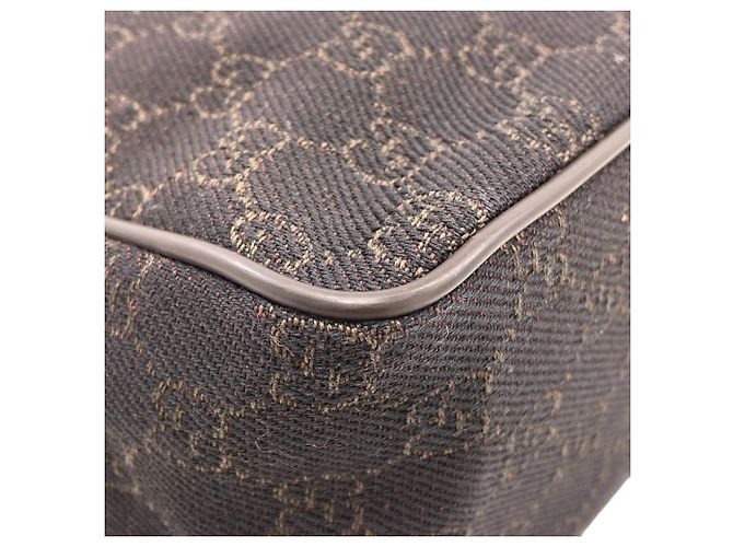 Borsa a tracolla Gucci 28562 GG Marrone scuro - vista 19