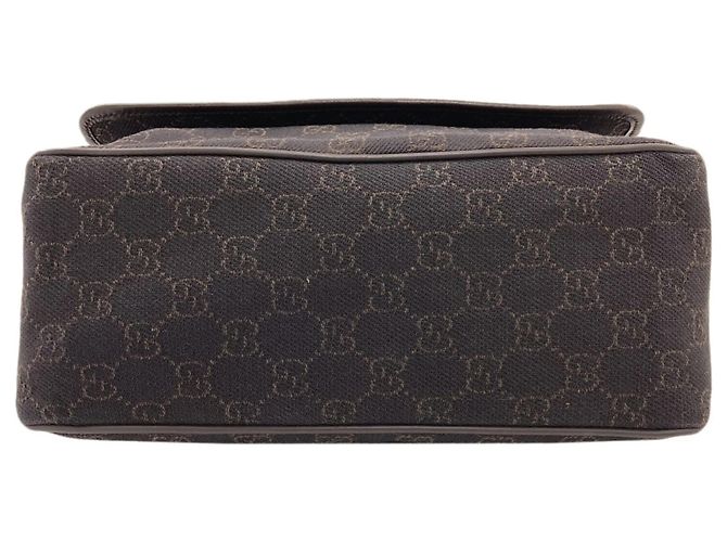 Borsa a tracolla Gucci 28562 GG Marrone scuro - vista 4