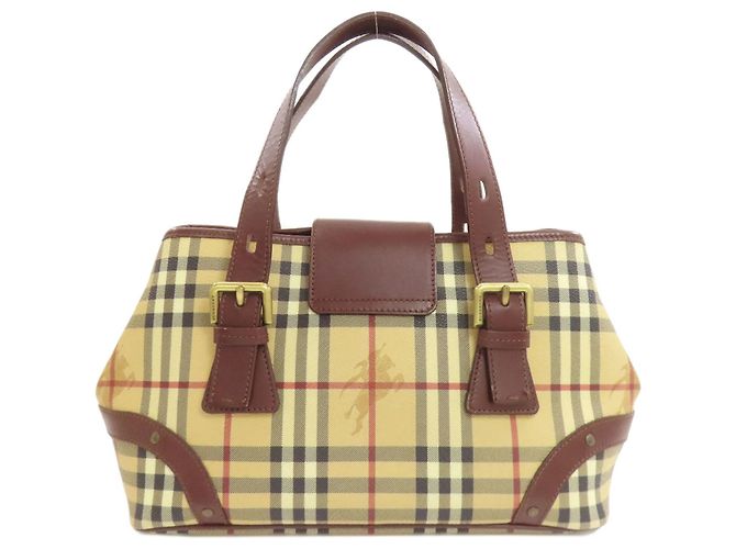 Burberry Check Handtasche Beige - Ansicht 2