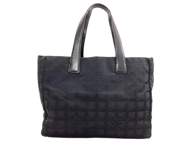 Borsa Tote Chanel New Travel Line MM Nero - vista 2