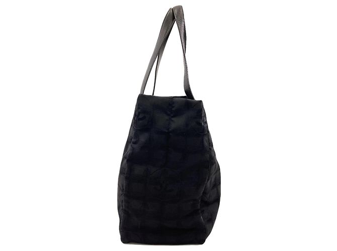 Borsa Tote Chanel New Travel Line MM Nero - vista 3
