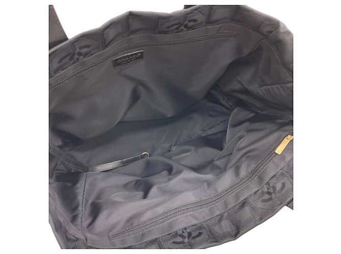 Borsa Tote Chanel New Travel Line MM Nero - vista 5
