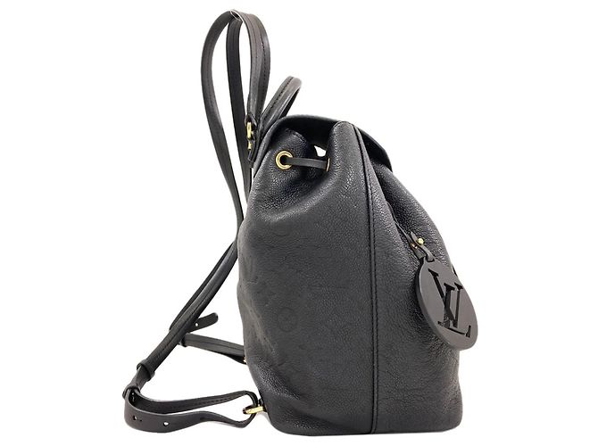 Zaino Louis Vuitton Montsouris PM Nero - vista 3