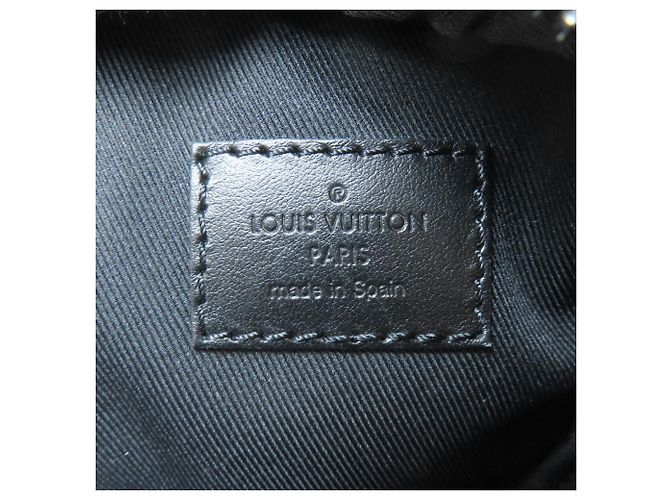Borsa a tracolla Louis Vuitton Double Phone Pouch Nero - vista 6