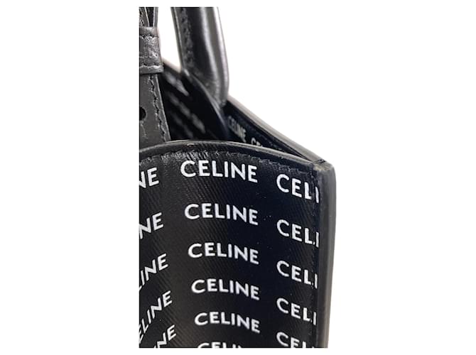 Cabas Céline Borsa Tote Verticale 2-Way Celine Nero - vista 10