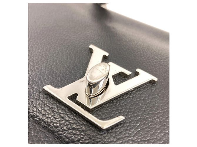 Borsa Louis Vuitton Lockme Cartable Nero - vista 16