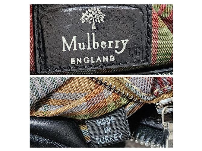 Mulberry Borsa a tracolla in pelle stampa coccodrillo - Nero - vista 3