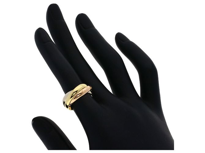 Anello Trinity di Cartier Rosa Bianco Giallo - vista 5