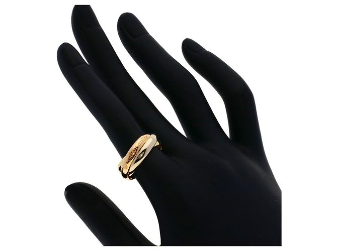 Anello Trinity di Cartier Rosa Bianco Giallo - vista 4