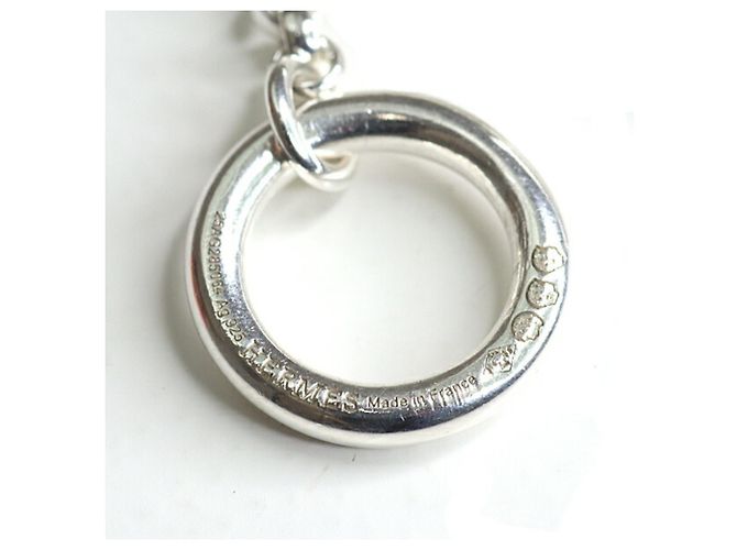 Hermès Hermes Chaine d'ancre Alea II GM Pendiente Silver Plata - vista 3