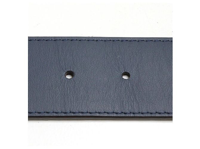 Louis Vuitton Reversible Monogram Belt Brown Blue - view 4