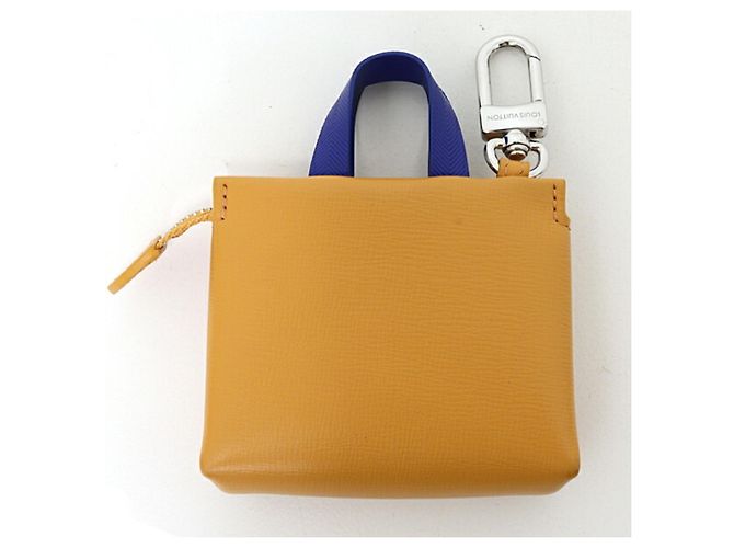 Portachiavi in pelle arancione Louis Vuitton - vista 2