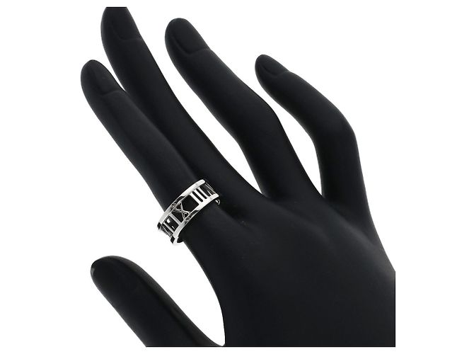 Tiffany & Co. Open Atlas Ring aus 18K Weißgold - Ansicht 5
