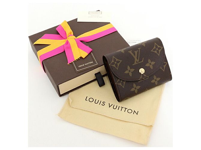 Cartera de tres pliegues Helene Louis Vuitton Castaño - vista 2