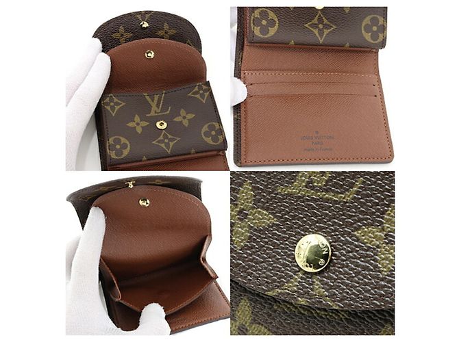 Cartera de tres pliegues Helene Louis Vuitton Castaño - vista 5