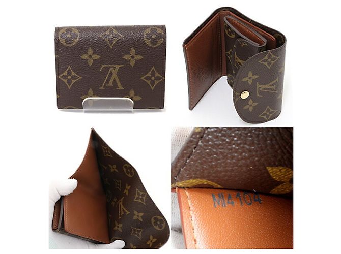 Cartera de tres pliegues Helene Louis Vuitton Castaño - vista 6
